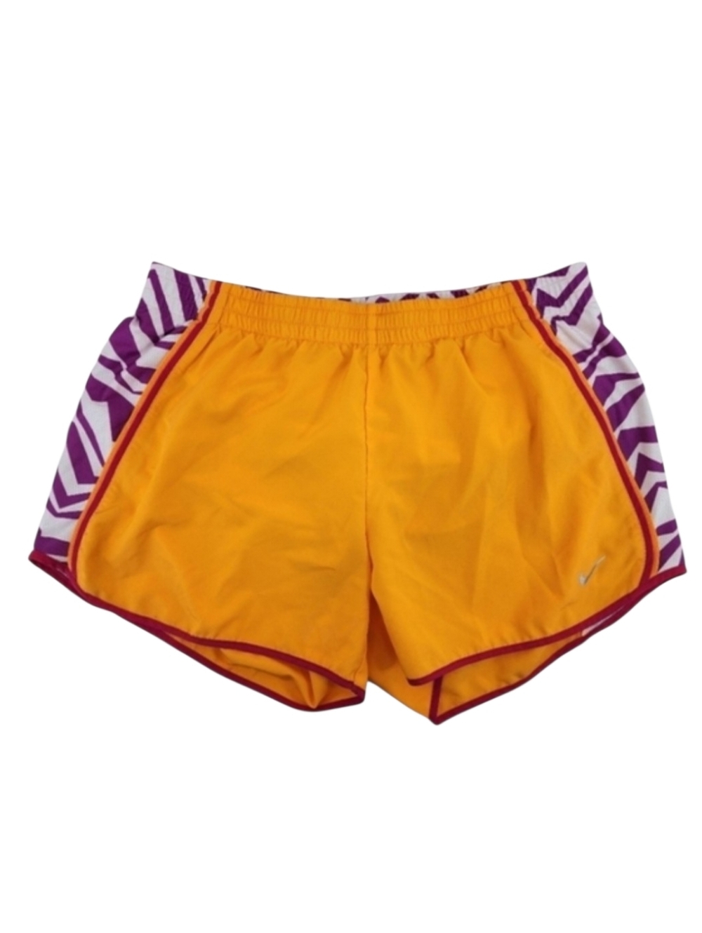 Nike Dri-fit Neon Running Shorts Women's Size Medium Athletic Animal Print